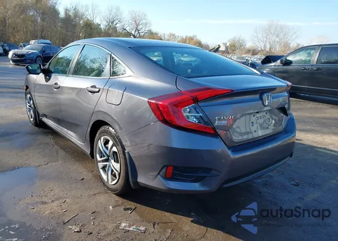 2017 Honda Civic Lx из США, поврежденный, VIN 19XFC2F54HE065789